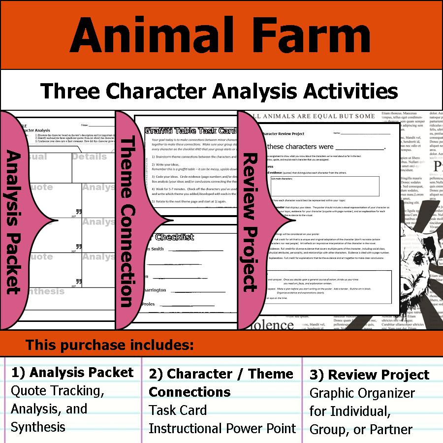 Animal Farm Characters Diagram
