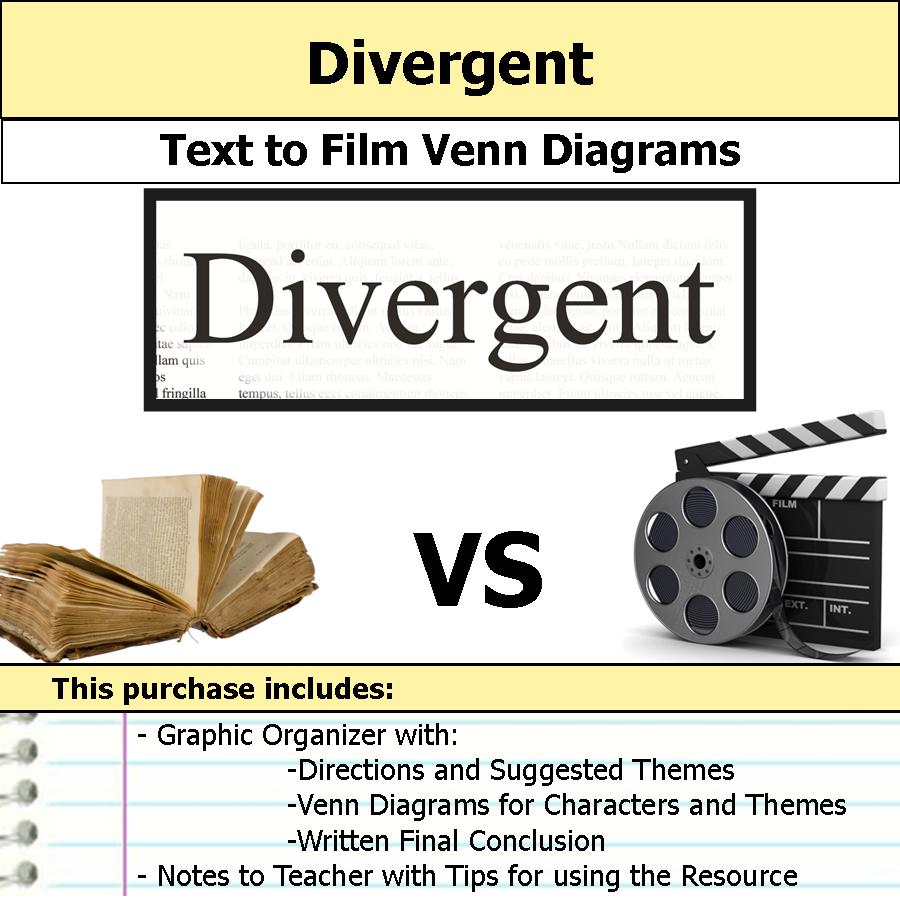 compare and contrast divergent book and movie essay